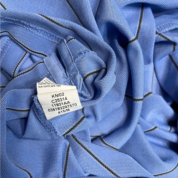 Bundle/Set 2 Chaps Golf Stay-Dry Men’s Stripped Short Sleeve Athletic Polo Shirt - Picture 6 of 15